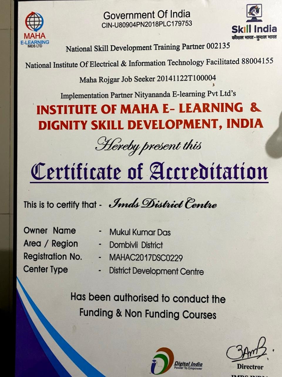 Certificate - 1